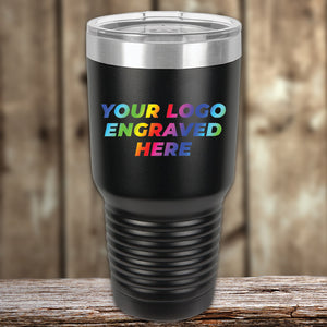 A Kodiak Coolers custom tumbler with your logo UV printed on it, serving as a perfect corporate promotional gift.