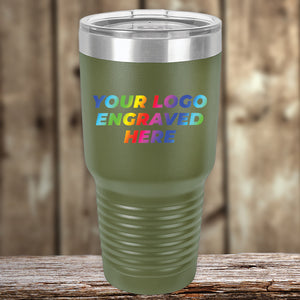 A Kodiak Coolers Custom Tumbler with your logo UV Printed on it, serving as a corporate promotional gift.