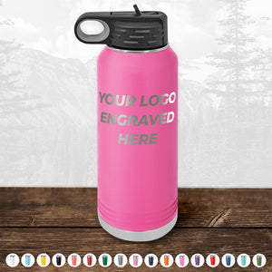 Promote your brand with a Kodiak Coolers custom logo-engraved pink water bottle. Made with insulated stainless steel, this Kodiak Coolers water bottle features a laser-engraved logo, creating a sleek and professional look.