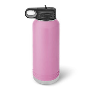 POD - 32 oz Water Bottle with Flip Top Lid - Stainless Steel Vacuum Insulated