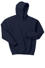 A comfortable and durable Gildan - Youth Heavy Blend Hoodie Sweatshirt 18500B on a white background.