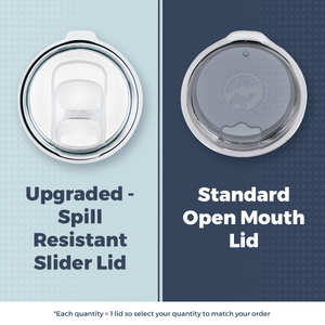 Order our Kodiak Coolers spill-resistant slider lid for your Kodiak Coolers tumblers.