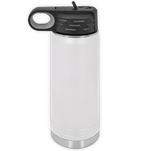 BLANK ITEM - 20 oz Water Bottle with Built in Straw