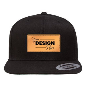 Yupoong Classics 6089 Premium Flat Bill Snapback Cap - Custom Embroidered Hat