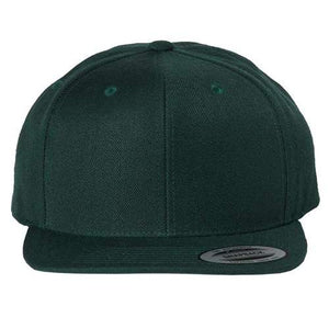 A green YP Classics snapback hat with a camo design, on a white background.