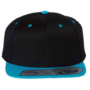 A Flexfit 110 Flat Bill Snapback Hat with a structured six-panel design on a white background.