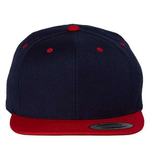 A YP Classics navy snapback hat with a red accent on a white background.