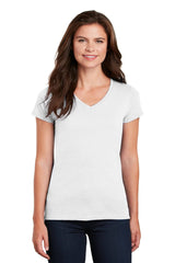 Gildan Ladies Heavy Cotton 100% Cotton V-Neck T-Shirt 5V00L