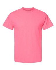 A Hanes Essential-T T-Shirt Safety in classic fit for men on a white background.