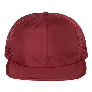 Richardson 935 Rouge Wide Set Mesh Performance Cap - Custom Leather Patch Hat | No Minimals | Volume Tiered Pricing