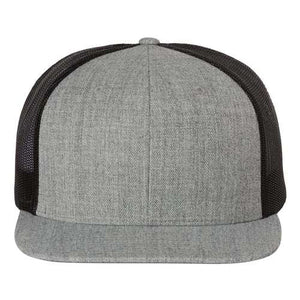Richardson 511 Wool Blend Flat Bill Trucker Cap - Custom Embroidered Hat