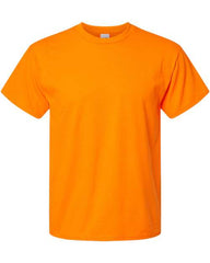 A classic fit, pre-shrunk cotton Hanes Essential-T T-Shirt Safety on a white background.