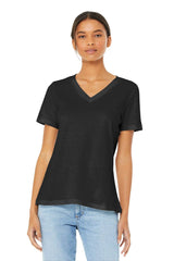 Bella Canvas Women's Relaxed Jersey Short Sleeve V-Neck T-Shirt BC6405