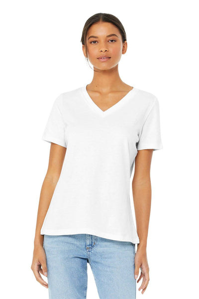 Bella Canvas Women's Relaxed Jersey Short Sleeve V-Neck T-Shirt BC6405