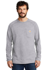 Carhartt Force Cotton Delmont Long Sleeve Pocket T-Shirt CT100393