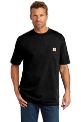 Carhartt Workwear Pocket Short Sleeve T-Shirt CTK87, a durable cotton/poly blend for rugged workwear.