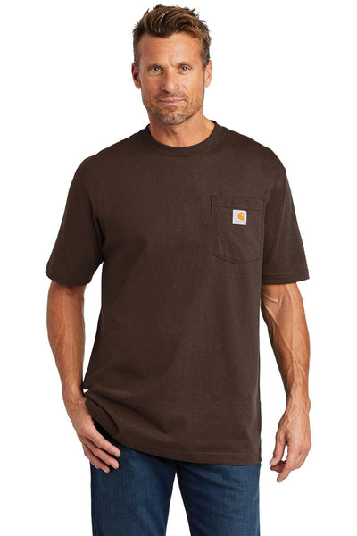 Carhartt Workwear Pocket Short Sleeve T-Shirt CTK87 - a durable cotton/poly blend for rugged workwear.