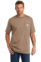 Carhartt Workwear Pocket Short Sleeve T-Shirt CTK87 in a durable cotton/poly blend, perfect for rugged workwear.