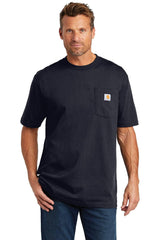 Modified Description: Carhartt Workwear Pocket Short Sleeve T-Shirt CTK87, a durable cotton/poly blend for rugged workwear.