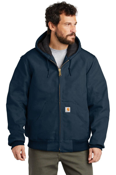 Carhartt Quilted-Flannel-Lined Duck Active Jackets CTSJ140