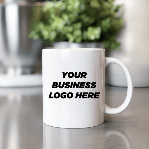 Full Color Logo - 15 oz. Large Ceramic Coffee Mug