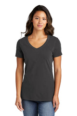 Port & Company Ladies Beach Wash Garment-Dyed V-Neck T-Shirt LPC099V