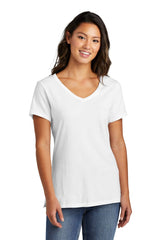 Port & Company Ladies Beach Wash Garment-Dyed V-Neck T-Shirt LPC099V
