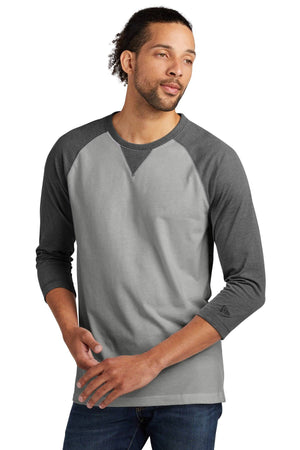 New Era Cotton Blend 3/4-Sleeve Baseball Raglan T-Shirt NEA121