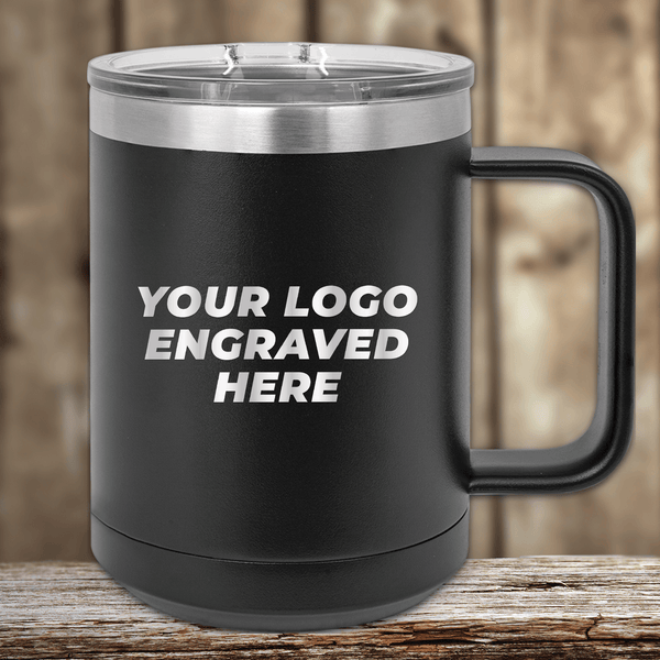 Personalized 15 oz. Vacuum Insulated Stainless Steel Travel Mugs