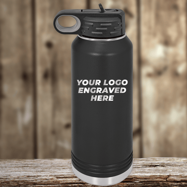 SAMPLE - 32 oz Water Bottle with Built in Straw - Price Includes Engraved Logo Sample Setup Fee