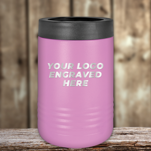 Kodiak Coolers Realtor Closing Gifts for Clients—pink insulated tumbler with black lid on wood, engraved with your custom company logo. Ideal as promotional drinkware or personalized mugs to showcase your brand.