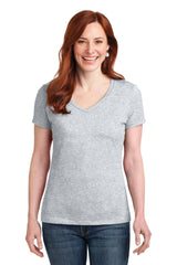 Hanes Ladies Perfect-T Cotton V-Neck T-Shirt S04V