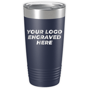 Custom Logo 20 oz Tumblers - SPECIAL OFFER - Front side Logo Included d