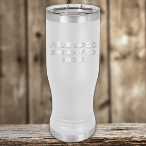 SAMPLE - 14 oz Pilsner Glass - Price Includes Engraved Logo Sample and Volume Setup Fee