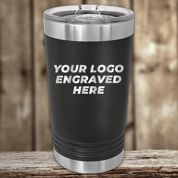 SALE -  Engraved Custom Logo Drinkware - Front Engraved Logo Included - $250 Minimal Order