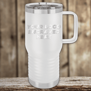 4th of July SALE - Engraved Custom Logo Drinkware - Front Engraved Logo Included - $250 Minimal Order