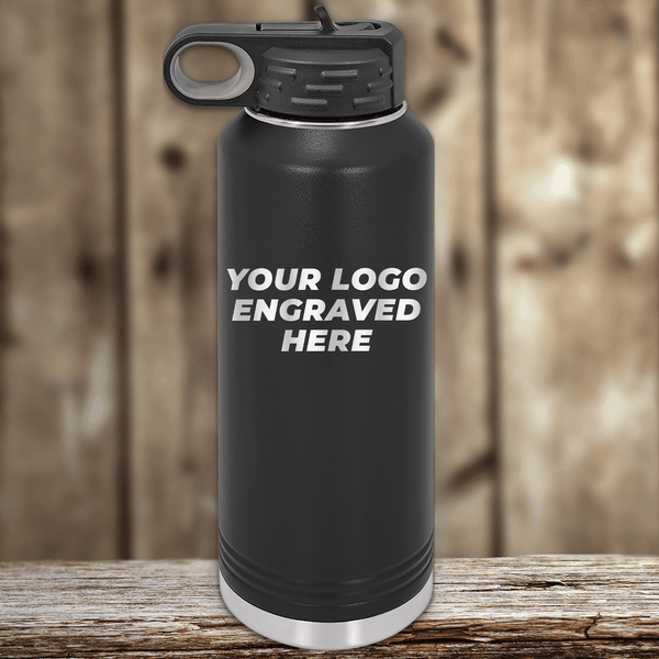 SAMPLE - 40 oz Water Bottle with Built in Straw - Price Includes Engraved Logo Sample Setup Fee