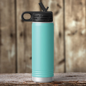 A Kodiak Coolers stainless steel water bottle with your Custom Water Bottles 20 oz with your Logo or Design Engraved - Special Black Friday Sale Volume Pricing - LIMITED TIME on it.