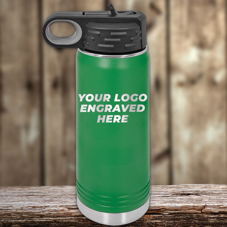 Bulk 20 oz Custom Logo Water Bottles Engraved or Personalized - Kodiak ...