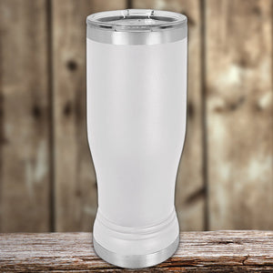 Custom Pilsner Glasses 14 oz with your Logo or Design Engraved - Special New Years Sale Bulk Pricing - LIMITED TIME