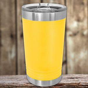 Custom Pint Glasses 16 oz with your Logo or Design Engraved - Special New Years Sale Bulk Pricing - LIMITED TIME