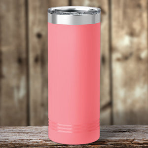A Custom Skinny Tumbler 22 oz with your Logo or Design Engraved - Special Black Friday Sale Volume Pricing - LIMITED TIME by Kodiak Coolers, featuring vacuum-sealed insulation technology.