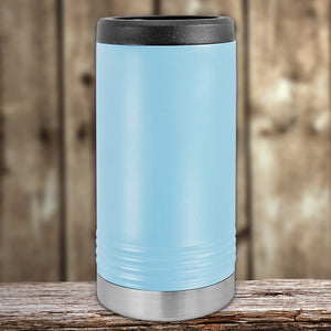 A Custom Slim Seltzer Can Holder with your Logo or Design Engraved from Kodiak Coolers.