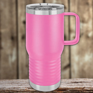 A Kodiak Coolers Custom Travel Tumblers 20 oz with your Logo or Design Engraved - Special Black Friday Sale Volume Pricing - LIMITED TIME, with laser-engraved logo.