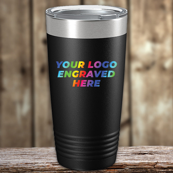 A Kodiak Coolers custom tumbler with your business logo printed on it.