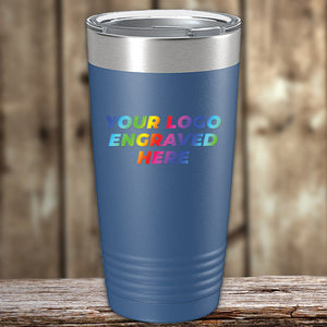 A Kodiak Coolers custom tumbler with your business logo printed on it.