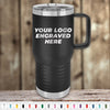 Custom Travel Tumblers 20 oz with your Logo or Design Engraved - Low 6 Piece Order Minimal Sample