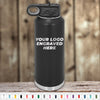 Custom Water Bottles 40 oz with your Logo or Design Engraved - Low 6 Piece Order Minimal Sample