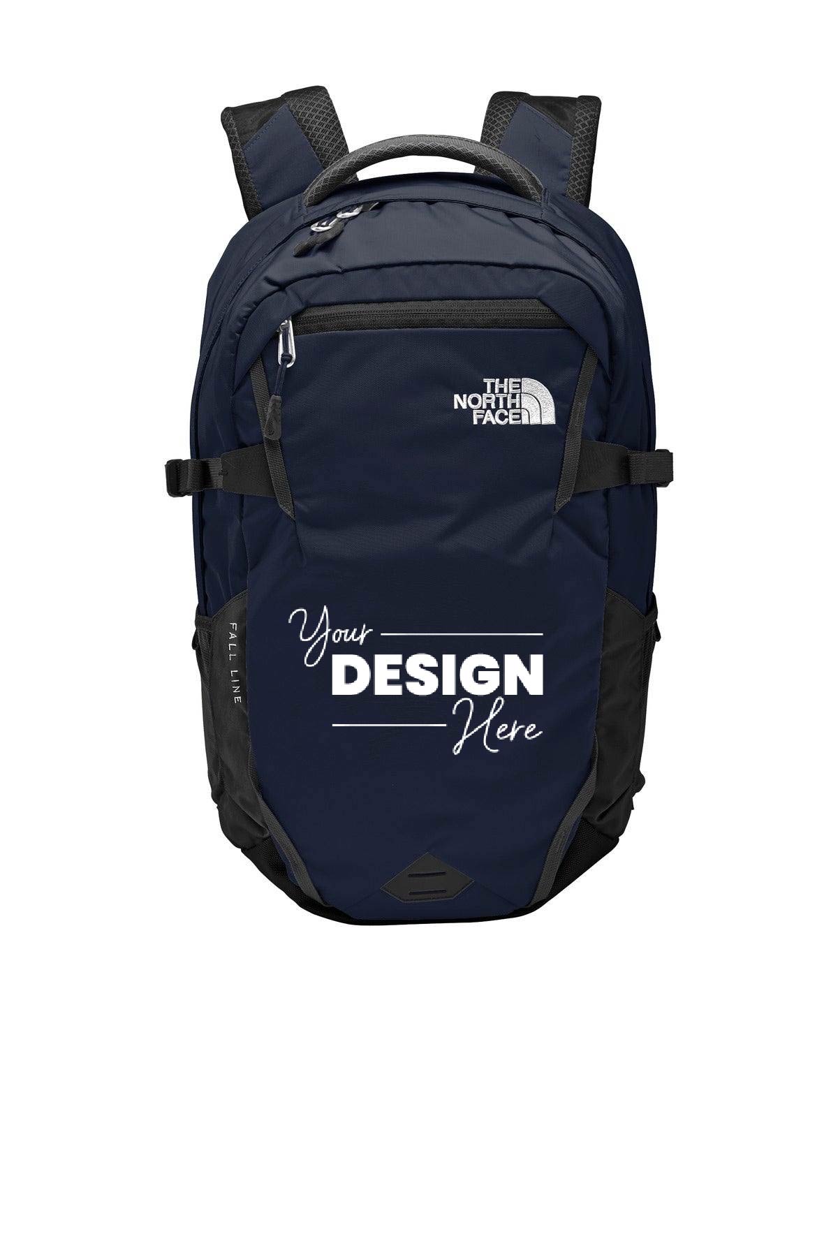 embroidered north face backpacks The Stalwart Backpack NF0A52S6 TNF Black Heather TNF Blue 210D Cordura nylon mini Design Bulk Custom The North