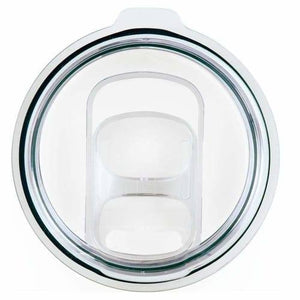 An order of Spill Resistant Slider Lid - Fits 20 oz Tumblers & Sample Orders with lids on a white background, by Kodiak Coolers.
